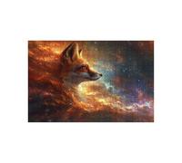 Fox Jigsaw Puzzles for Adults 2000, Wooden 2000 Piece Jigsaw Puzzles for Adults Starry Sky, Educational Puzzle Games for The Whole Family Together, Puzzle for Wall Art Home Decor 28x40 In LZPT-02620
