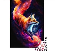Fox Jigsaw Puzzles Game Adult 1000 Piece Jigsaw Paper Creative Jigsaw Puzzle Decompressing Game 1000pcs (38x26cm)