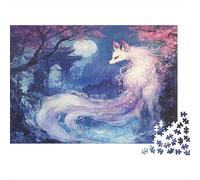 Fox Jigsaw Puzzles Puzzle for Adults Kids. 1000 Piece Great Gifts Challenge Toy Educational Games Home Decoration for Educational Games Gifts 1000pcs (75x50cm)