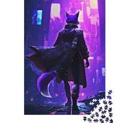 Fox Journey 1000-Piece Puzzle for Adults, 70x50cm/1000pcs, Easy to Revisit Throughout The Week; White Card Pieces for Tidy Handling