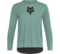 Fox Racing Youth Ranger Fox Head Long Sleeve MTB Jersey - Pine / Large