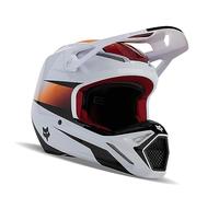 FOX JUNIOR V1 FLORA WHITE/BLACK YM HELMET
