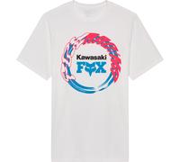 FOX Kawasaki T-Shirt, white, size L for Men