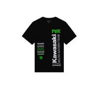 FOX Kawasaki 195 Original T-Shirt, black, size XL for Men