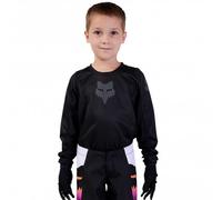 FOX 180 Blackout Kids Motocross Jersey, black, size M