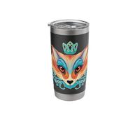 Fox King Artistic Illustration Stainless Steel Insulated Tumbler