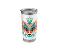 Fox King Artistic Illustration Stainless Steel Insulated Tumbler