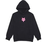 FOX Legacy Youth Hoodie, black/hotpink, size YL