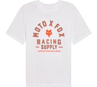 FOX Local Racer Ladies T-Shirt, white-orange, size S for Women