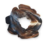Fox Looking Up Satin Scrunchies Fluffy Hair Ties Soft Jumbo Scrunchy Large Thick Elastic Hair Bands Cute Satin Hair Scrunchies Ideal Gift for Women Hair Accessories Decor