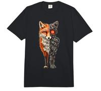 Fox Lover Robotic Cyborg AI Foxes Robot Dystopian Comfort Colors Adult Heavyweight T-Shirt