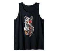 Fox Lover Robotic Cyborg AI Foxes Robot Dystopian Tank Top