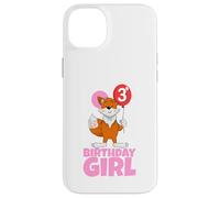 Fox Lover Themed Party 3 Year Old Girls Case for iPhone 14 Plus