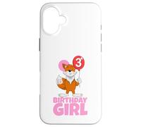 Fox Lover Themed Party 3 Year Old Girls Case for iPhone 16 Plus