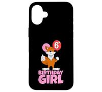 Fox Lover Themed Party 6 Year Old Girls Case for iPhone 16 Plus