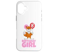 Fox Lover Themed Party 8 Year Old Girls Case for iPhone 16 Plus