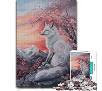 Fox Magical Fairy Tale Art Paper Jigsaw 1000pcs (38x26cm) Adult Puzzle | A winter puzzle activity for a calm start to the year for rewarding progress.