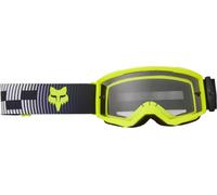 Fox Racing Youth Main Collect Motocross Dirt Bike Goggles, Grey/Yellow, One Size