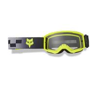 Fox Racing Youth Main Collect Motocross Dirt Bike Goggles, Grey/Yellow, One Size