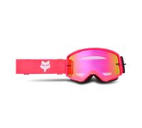 FOX Main Core Mirrored Lens Motocross Goggles, white-pink for Men