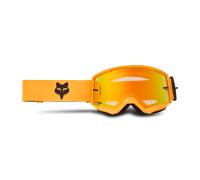 FOX Main Core Mirrored Lens Motocross Goggles, black-yellow for Men
