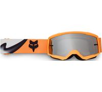 FOX Main Noble Youth Motocross Goggles, orange/black/white