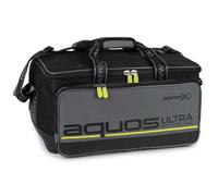 FOX Matrix Aquos Ultra Bait Cool Bag GLU176 | Match Fishing Bait Chiller | Fits 6x 3.3 pint Bait Tubs in Foil Lined Main Compartment | Large Pocket | Oversized Zips | Padded Straps and Handles
