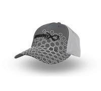 Fox Matrix Hex Print Baseball Cap - Grey