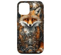 Fox Mechanical Elements Steampunk Animal art Case for iPhone 12/12 Pro