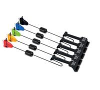 Fox Micro Swinger 4 Rod Presentation Set - R,O,G,B - Carp Fishing Indicator Set