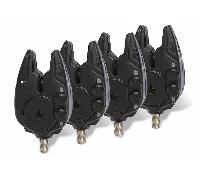 Fox Micron MX 4 rod Bite Alarms With Receiver - CEI193 - Carp Fishing NEW