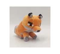 (fox) Minecraft Plush 8-in Pig Character Doll, Soft, Collectible Gift for Fans Age 3 and Older