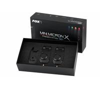 Fox International Mini Micron X 2 Rods Bite Alarm Black