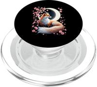 Fox Moon Cherry Blossoms PopSockets PopGrip for MagSafe