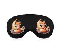 Fox Moon Wildlife Sleep Mask Lightweight Blindfold Eye Mask with Adjustable Strap for Men Women