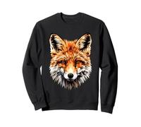 Fox Motif Red Wild Dog I Love Foxes Little Cute Fox Sweatshirt