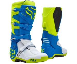FOX MOTION CONT. Stiefel blau-gelb 11.5