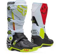 FOX Motion Hello Future Special Edition Motocross Boots, black-white-red, size 48 for Men