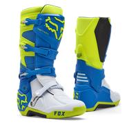 FOX Motion MX Boots Blue/Yellow45 Blue,Yellow