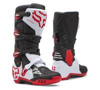 FOX Motion MX Boots White/Fluorescent Red46 White,Fluorescent Red