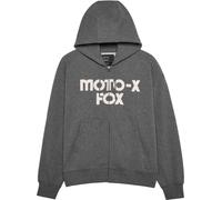 FOX Moto-X Oversized Zip Hoodie, grey, size XL for Men