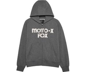 FOX Moto-X Oversized Zip Hoodie, grey, size XL for Men