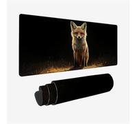 Fox Mouse Mat 35.4x11.8inch, Mouse Pad Animal Pattern Seamed Edges Design, 900x300mm Large Mousepad Office Accessories with Non-Slip Rubber Base for Home Office Desk Decor, Gifts for Women,Model881