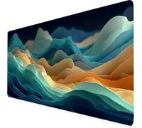 Fox Mouse Mat Flower Gaming Mouse Pad Large XXL Desk Mat with Non-Slip Base and Stitched Edge Keyboard Pad for Gaming/Home/Office Work/Accessories, Improved Precision and Speed (80 x 40cm) 1634-1wxl