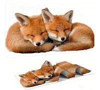 Fox Mouse Pad 1500x800mm, Gaming Accessories Mouse Mat - Mousepad with Non-Slip Base and Stitched Edge Compatible with Laser and Optical Mice Table Pad for Gaming Office Work Gifts Men, Animal j0zj473