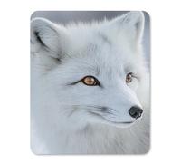 Fox Mouse Pad with Stitched Edges Non Slip Mousepad Desk Mat for Office Gaming