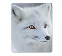 Fox Mouse Pad with Stitched Edges Non Slip Mousepad Desk Mat for Office Gaming