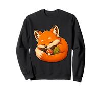 Fox Mushroom Leaf Nap Sweatshirt