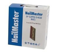 FOX Nailmaster 50mm,64mm,75mm,90mm Galvanised First Fix Clipped Head Nails & Gas