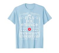 Fox Name Its A Fox Thing You Wouldn't Understand T-Shirt, Men, Baby Blue, XX-Large